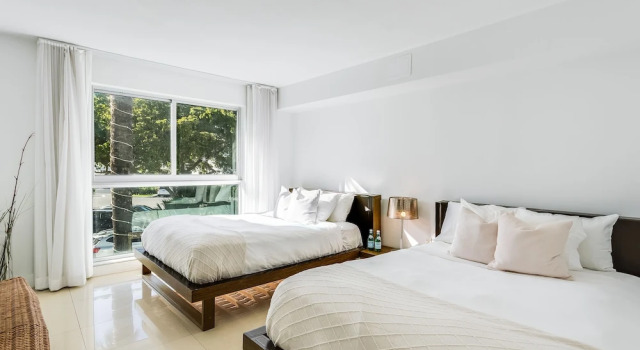 Апартаменты с 2 комнатами с видом на город Beach Haus Bal Harbour