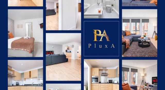 Апартаменты Pluxa Sunstone Deluxe - Spacious Birmingham City Centre Stay