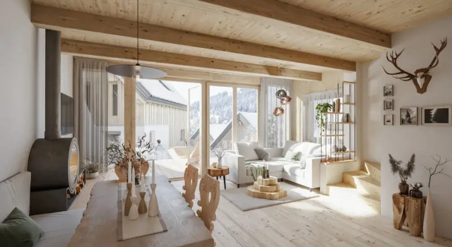 Коттедж Romantic Alpine Chalet for Two