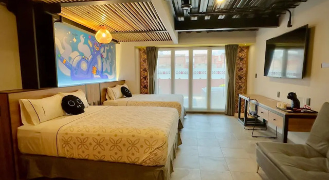 Двухместный номер Luxury с видом на город Barrio Downtown Mexico City Hostel