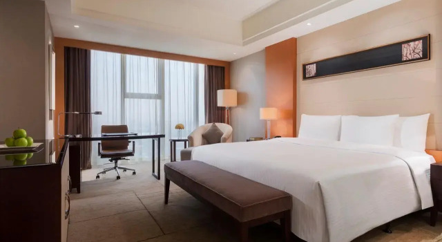 Двухместный номер Deluxe с красивым видом из окна Wanda Realm Beijing
