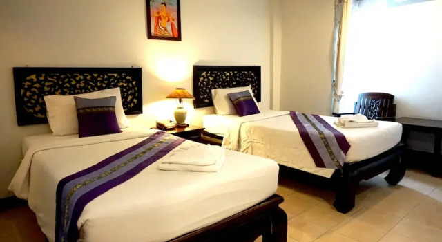 Двухместный номер Standard с красивым видом из окна Wangburapa Grand Hotel