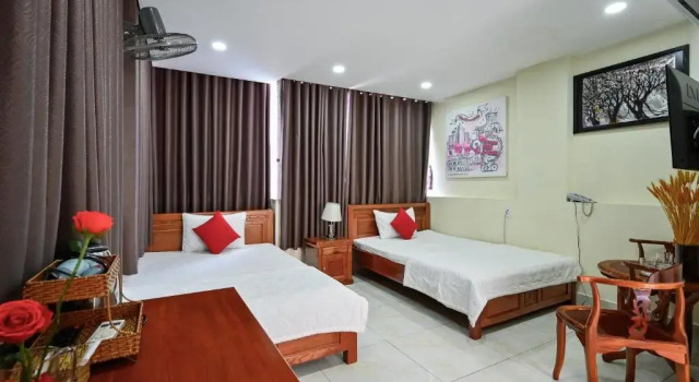 Семейный номер Standard с красивым видом из окна Quang Hoa Airport Hotel