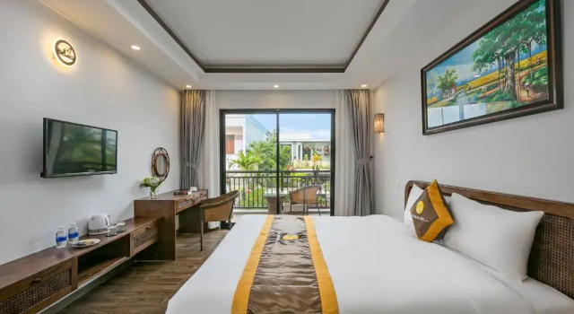 Двухместный номер Deluxe с балконом Villa Blake Hoi An
