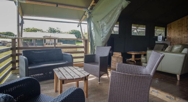 Тент Three Cliffs Glamping Tent - Llangennith