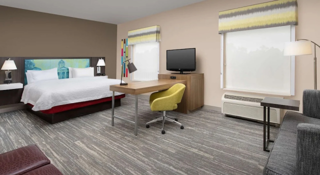 Двухместный Studio Suite Отель Hampton Inn & Suites Lake City
