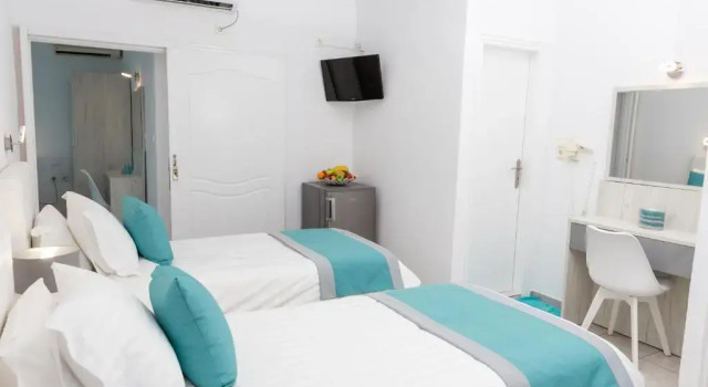 Четырёхместный номер Standard с видом на море Breaq Santorini - Margarita Hotel