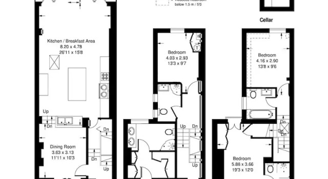 Коттедж Spacious 4 Bed House, Battersea