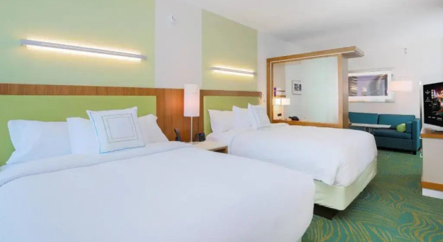 Двухместный люкс SpringHill Suites by Marriott San Jose Airport