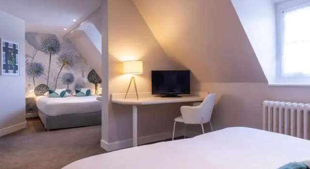 Семейный номер Standard Hôtel Les Nations The Originals Boutique VICHY