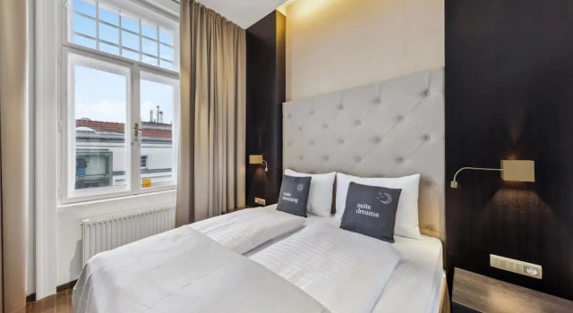 Двухместный семейный люкс с 2 комнатами Limehome Vienna Roßauer Lände
