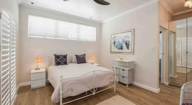 Private room with own entrance, patio and garden.