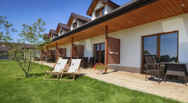 Коттедж Duplex Apartments 300 m From the Sea. Living Room, 2 Bedrooms, own Terrace