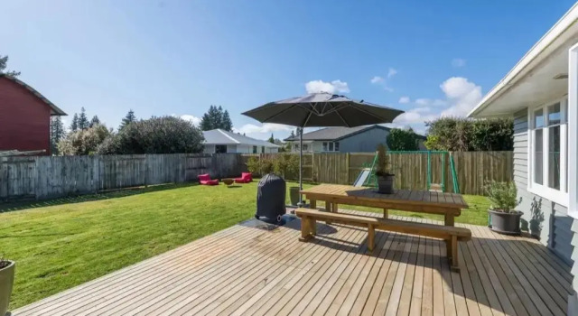 Cosy family home with a sunny deck