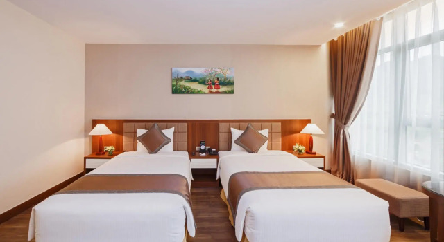 Двухместный номер Deluxe Muong Thanh Luxury Moc Chau Hotel