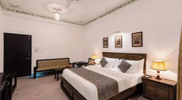 Номер Deluxe c 1 комнатой Panna Vilas - A Lake Facing Boutique Hotel