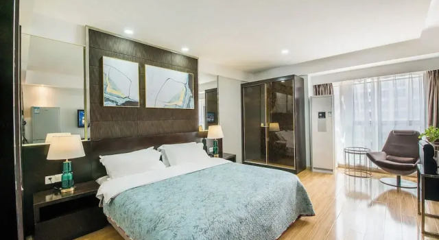 Студия Classic Nanjing Kaibin Apartment Zhujianglu Muma