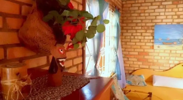 Бунгало Comfort с 2 комнатами с балконом Recanto dos Bambus Pousada