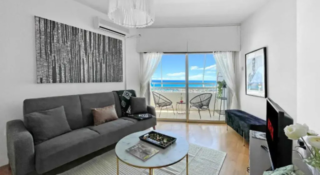 1BR Seaview Apt close to the beach - Top location, Book Apartment Larnaka Larnaca Region