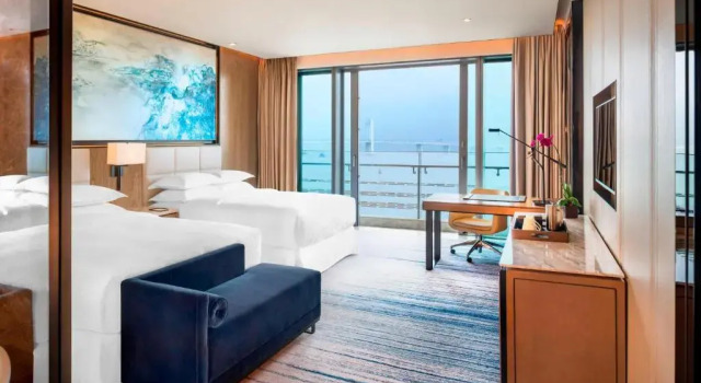 Двухместный номер Deluxe с видом на океан Sheraton Zhuhai Hotel