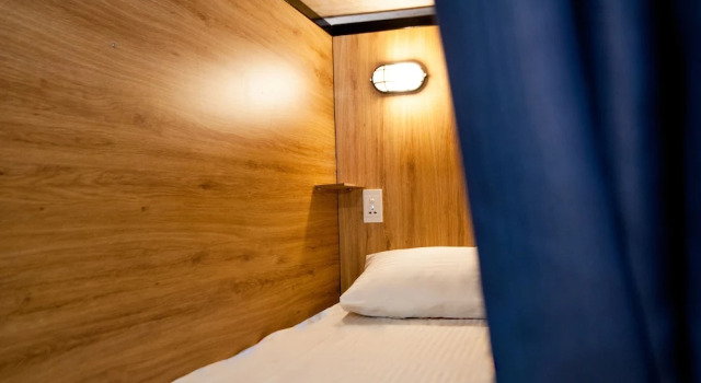 Кровать в общем номере Sai Gon Hub Hostel & Bar