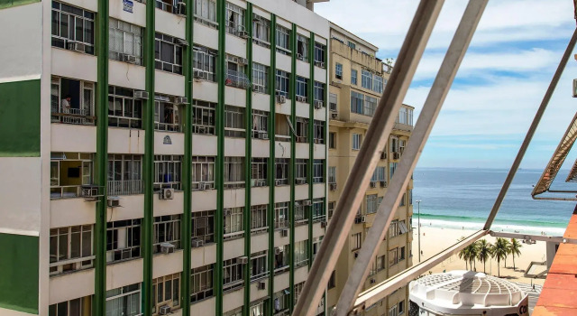 Belo 2 Quartos Para 6 Pessoas Na Quadra Da Praia, Забронировать Отель Отели Рио-де-Жанейро с бассейном, рядом с Торговый центр Rio Sul, Бассейн