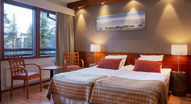 Двухместный номер Standard с балконом Lapland Hotels Riekonlinna