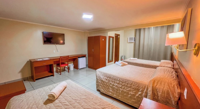 Четырёхместный номер Economy Hotel Nacional Inn Campos do Jordão
