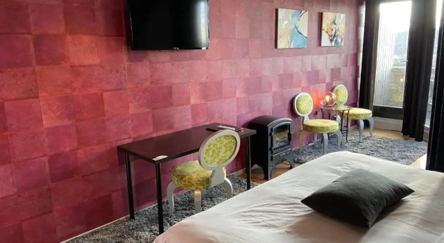 Двухместный номер Deluxe с балконом Hotel Buenos