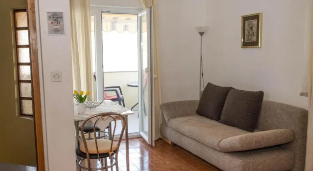 Апартаменты c 1 комнатой с балконом и с видом на море Apartments Osljak