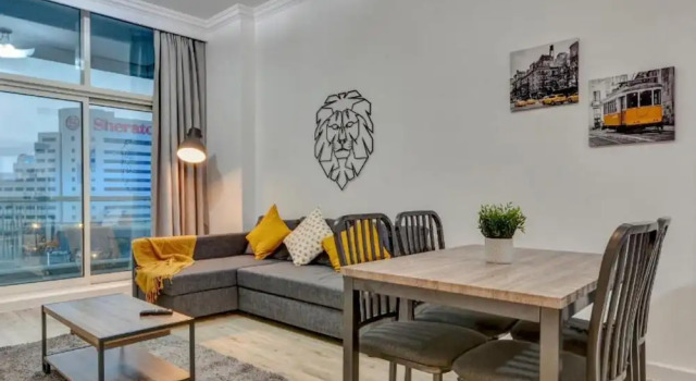 Апартаменты c 1 комнатой с балконом Stunning Apartment with balcony Dubai Marina