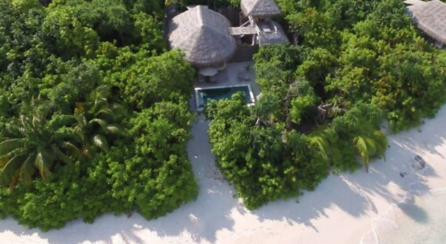 Вилла Beach Family с бассейном Lagoon Six Senses Laamu