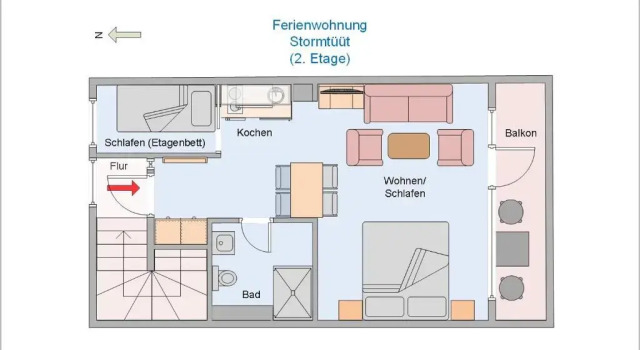 Апартаменты Stormtüüt - Wunderschönes Feriendomizil für die junge Familie in Strandnähe