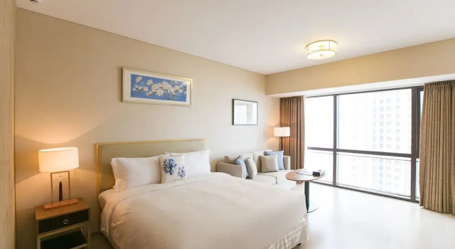 Двухместный номер Deluxe Cherry Residences May-Fourth Square