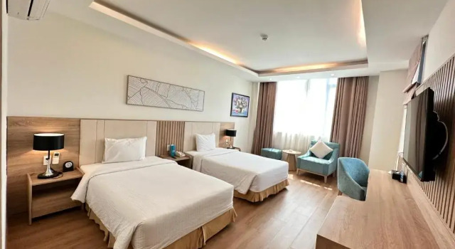 Двухместный номер Superior с красивым видом из окна Muong Thanh Holiday Vung Tau Hotel