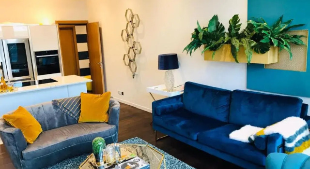 Апартаменты с 2 комнатами 2 bed Chic Apartment in Glasgow City Centre