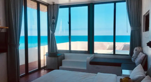 Двухместный номер Deluxe с балконом и с видом на море Sea Shore Hotel