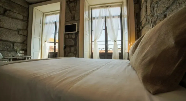 Студия с балконом и с видом на город Belos Aires Apartments