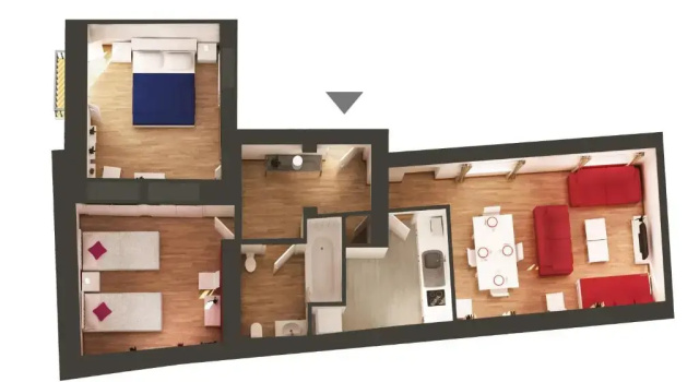 Апартаменты Superior с 2 комнатами Casas y Patios de Sevilla