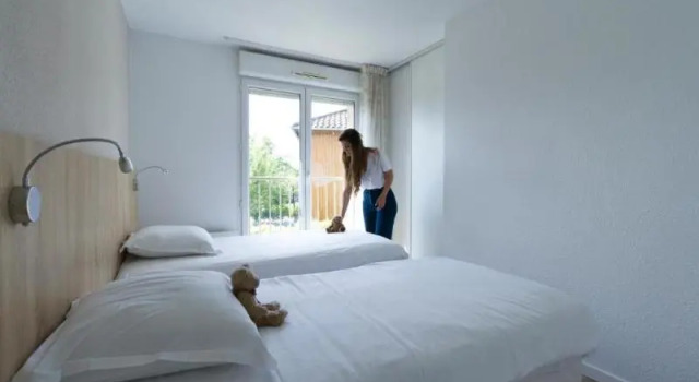 Кровать в общем номере Garden & City Lyon - Marcy