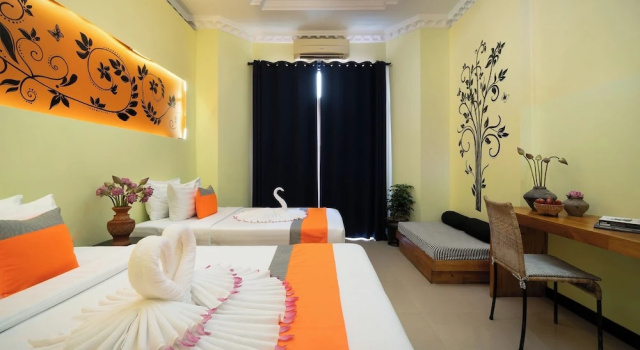 Семейный номер Standard c 1 комнатой Central Indochine dAngkor Hotel