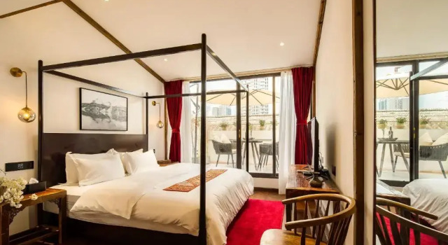 Семейный номер Standard Bliss Qintai Tibetan Boutique Hotel