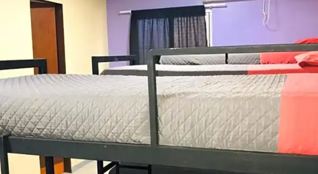 Кровать в общем номере Hostel Park Iguazu