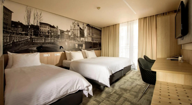 Трёхместный номер Standard City Hotel Ljubljana