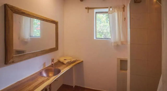 Кровать в общем номере Mundo Nuevo Eco Lodge