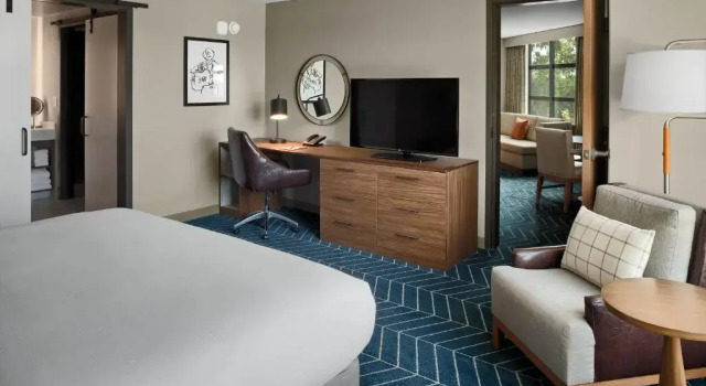 Двухместный люкс c 1 комнатой The Bevy Hotel Boerne, A Doubletree By Hilton