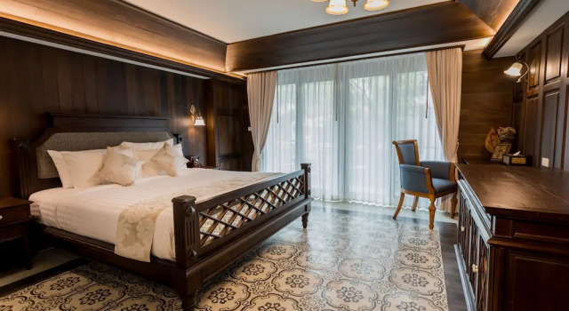 Двухместный номер Deluxe с балконом Nampiangdin Boutique Hotel