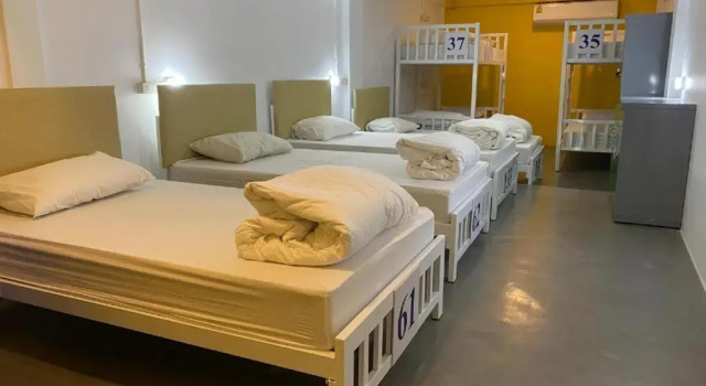 Кровать в общем номере BW Thai Art Style Hotel
