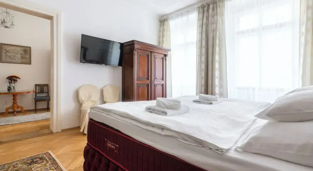 Apartamento familiar 2 dormitorios con vista al jardín Prague Siesta Apartments