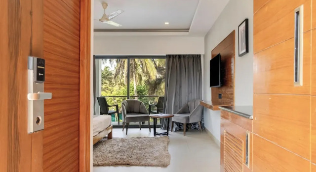 Двухместный номер Deluxe с балконом asar Upper House Morjim Beach by Orion Hotels